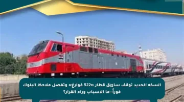 السكة الحديد توقف سائق قطار «522 فوارغ» وتفصل ملاحظ البلوك فوراً—ما الأسباب وراء القرار؟